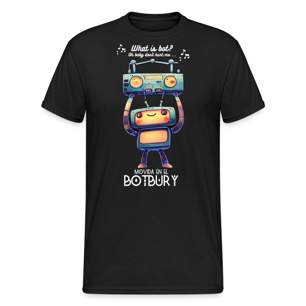 Camiseta Básica 180 (Hombre) - Movida en el Botbury #8 - negro