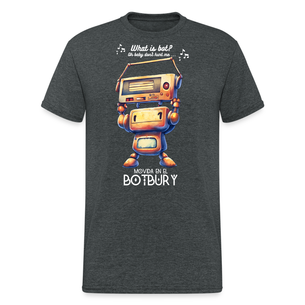 Camiseta Básica 180 (Hombre) - Movida en el Botbury #9 - gris oscuro jaspeado