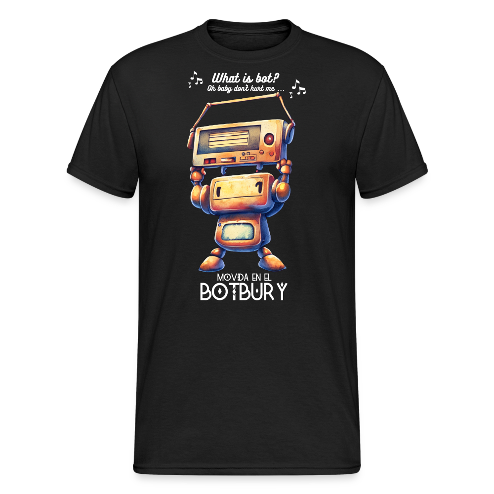 Camiseta Básica 180 (Hombre) - Movida en el Botbury #9 - negro