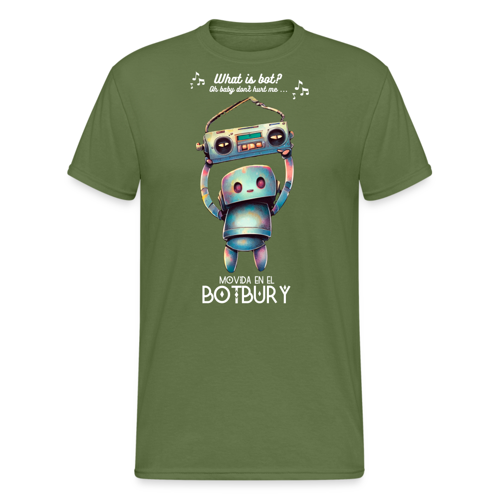 Camiseta Básica 180 (Hombre) - Movida en el Botbury #10 - verde oliva