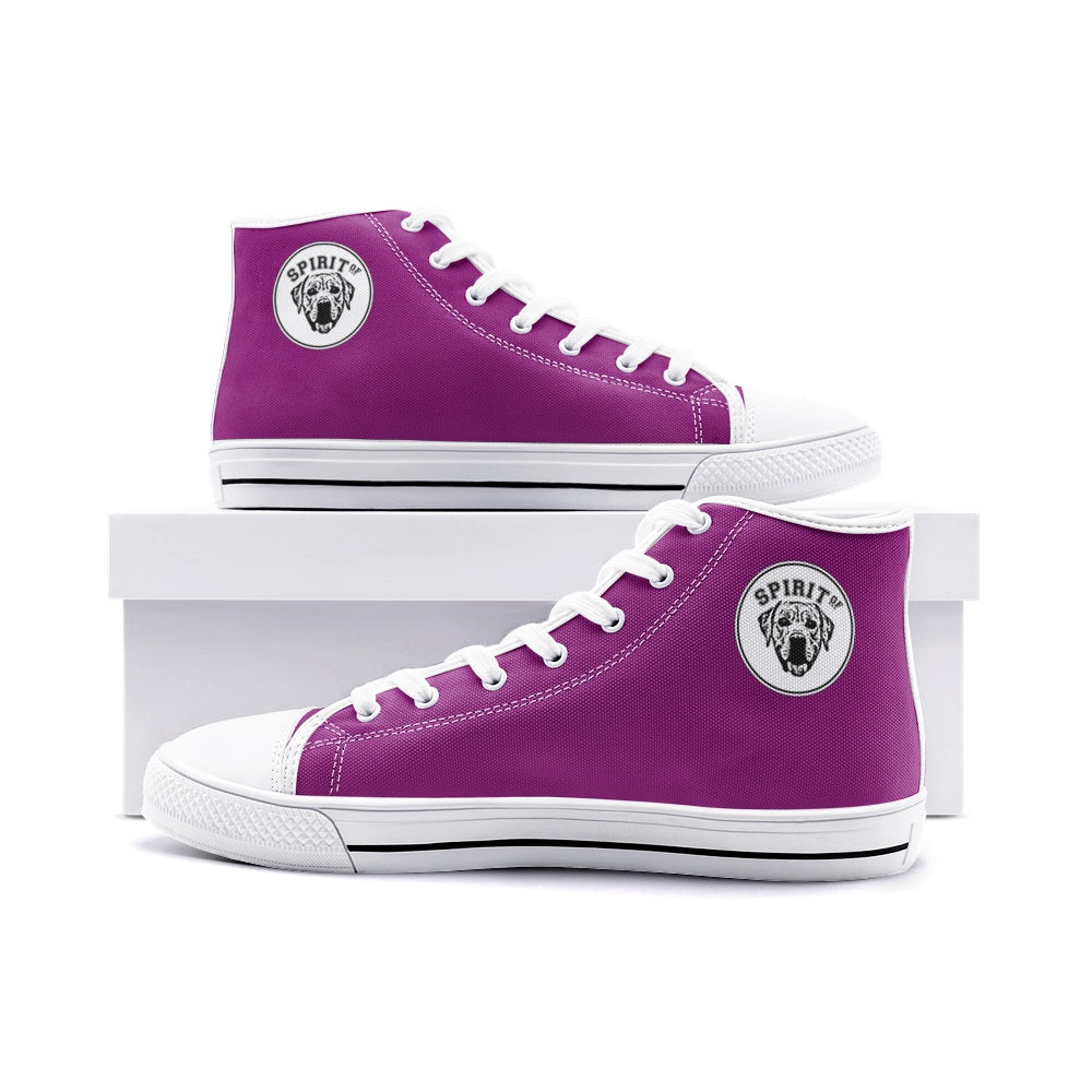 Zapatillas Street A (Unisex) Púrpura - Spiritof Retriever B&W