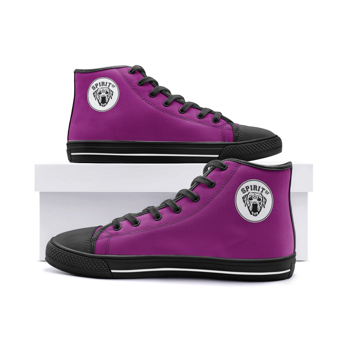 Zapatillas Street A (Unisex) Púrpura - Spiritof Retriever B&W