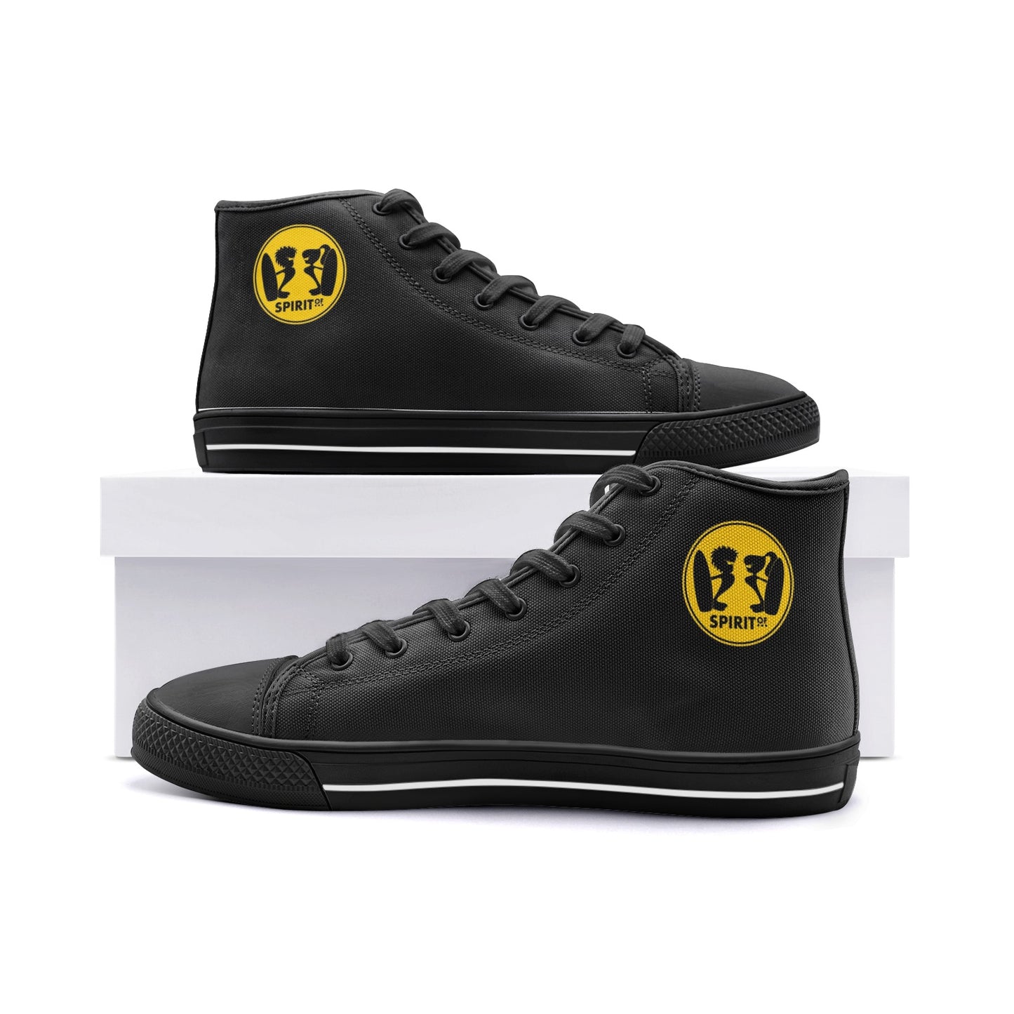 Zapatillas Street A (Unisex) Negras - Spiritof Surf Yellow