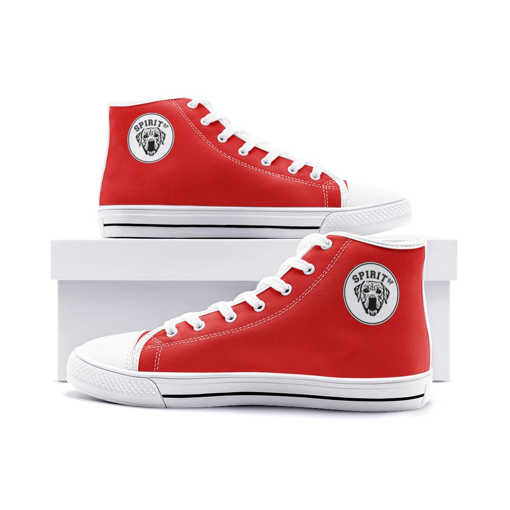 Zapatillas Street A (Unisex) Rojas - Spiritof Retriever B&W