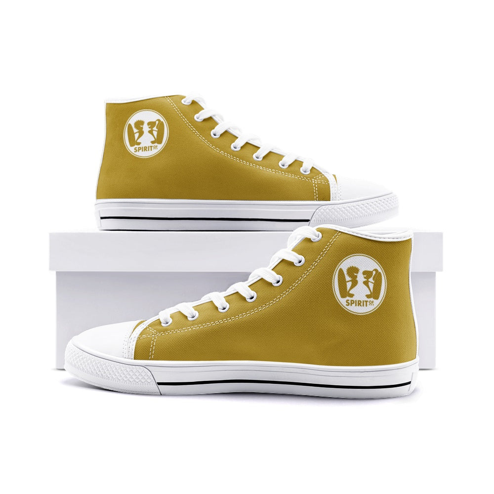Zapatillas Street A (Unisex) Doradas - Spiritof Surf White/Black