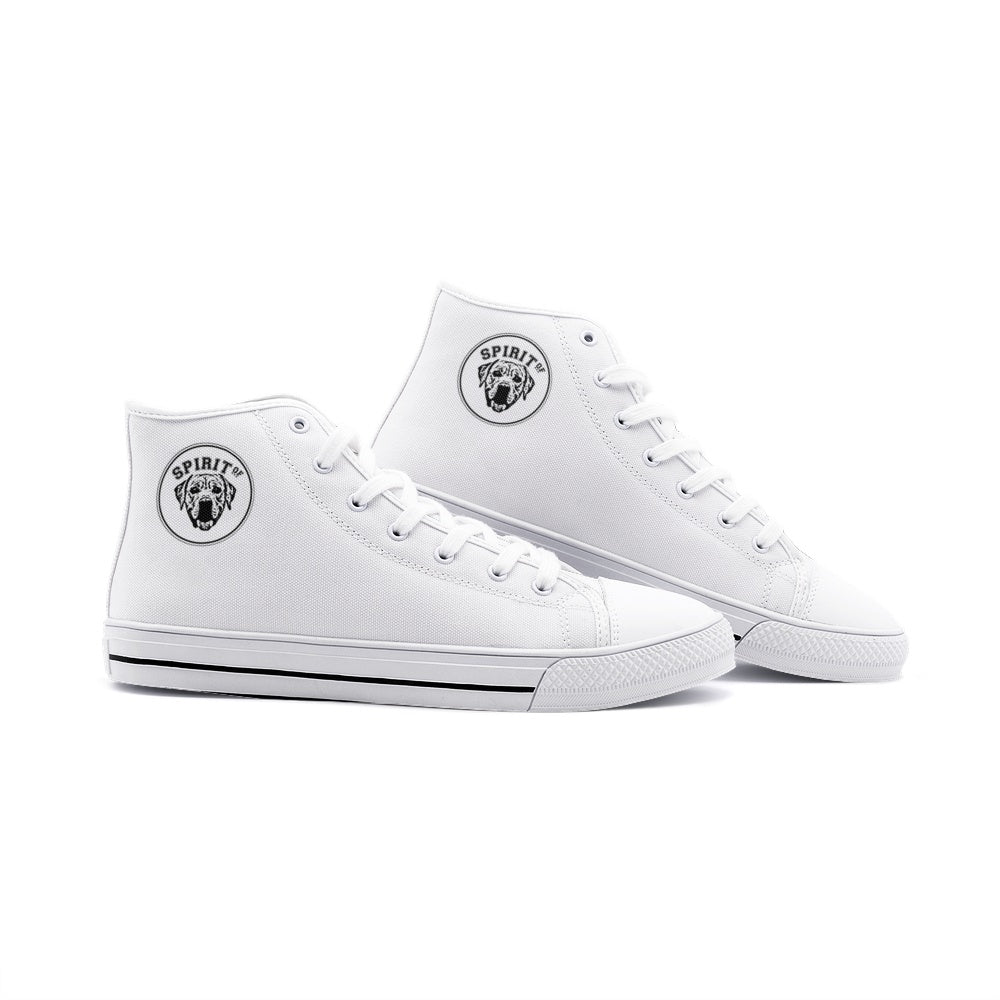 Zapatillas Street A (Unisex) Blancas - Spiritof Retriever B&W