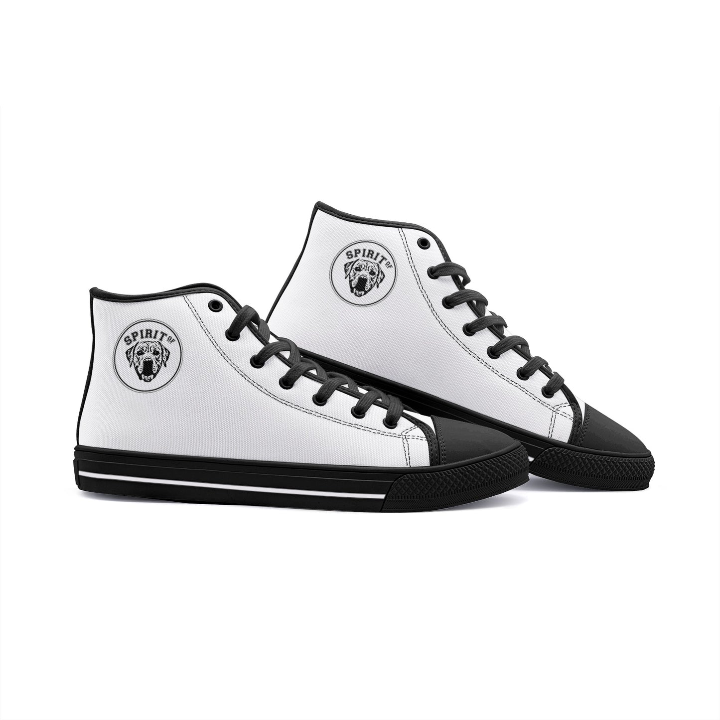 Zapatillas Street A (Unisex) Blancas - Spiritof Retriever B&W
