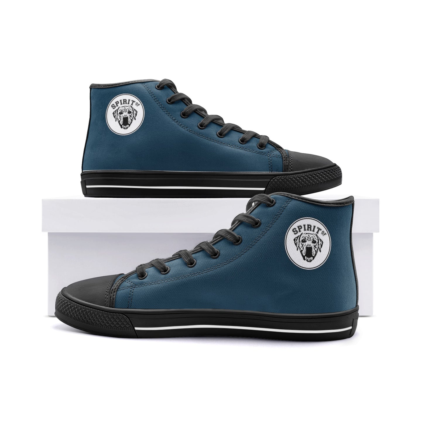 Zapatillas Street A (Unisex) Azul Marino - Spiritof Retriever B&W