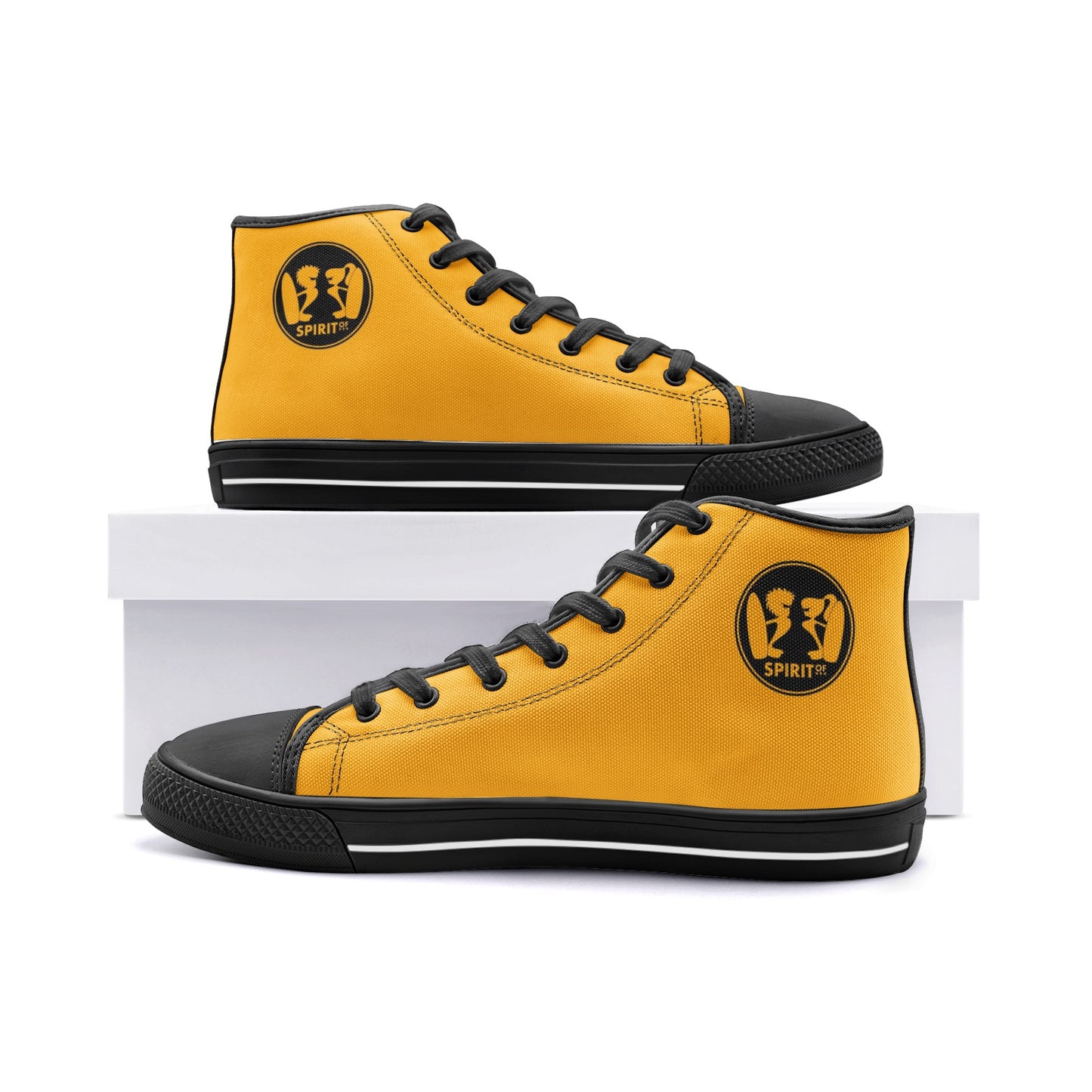 Zapatillas Street A (Unisex) Naranjas - Spiritof Surf White/Black