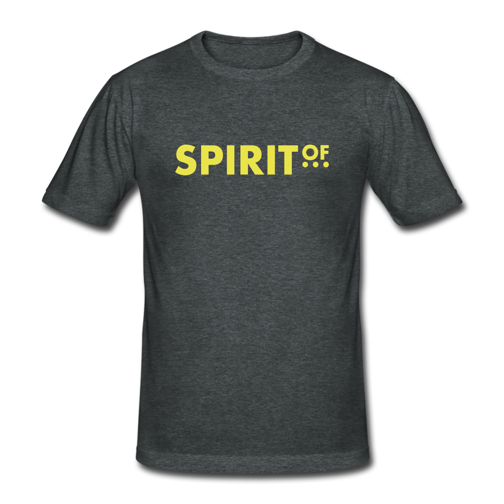 Men’s Gildan Heavy T-Shirt - gris oscuro jaspeado