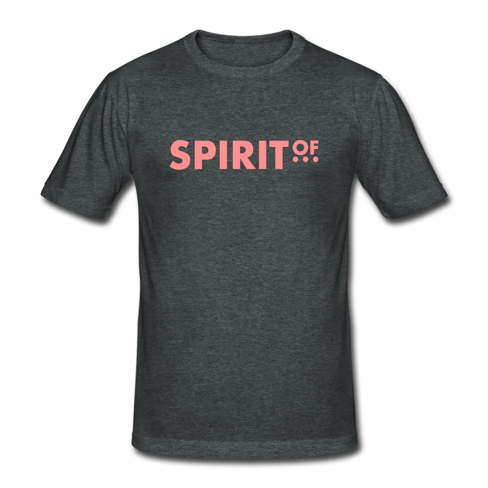 Men’s Gildan Heavy T-Shirt - gris oscuro jaspeado