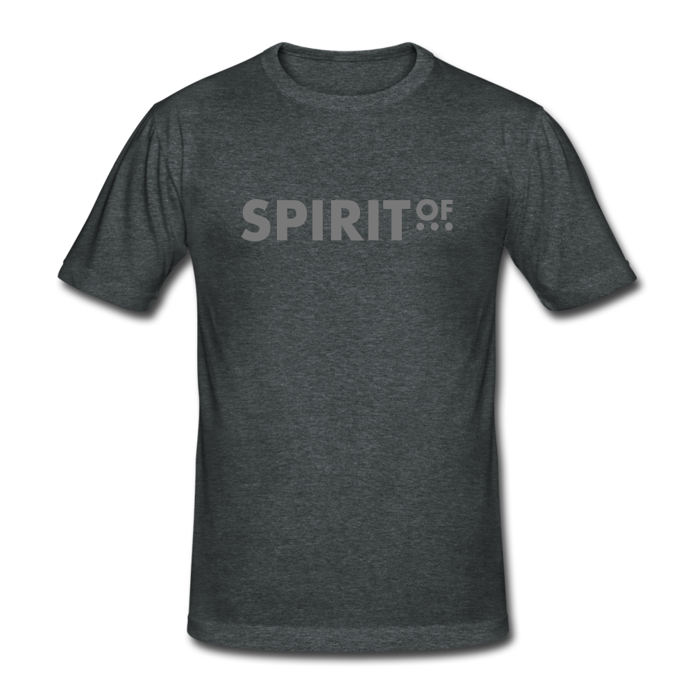 Men’s Gildan Heavy T-Shirt - gris oscuro jaspeado
