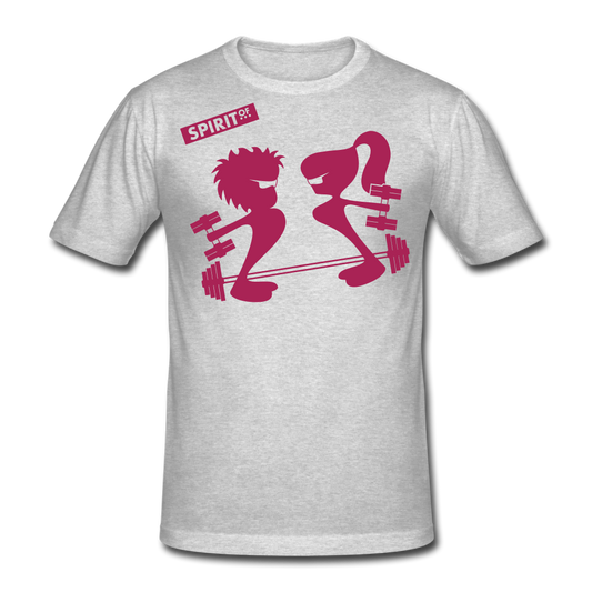 Men’s Gildan Heavy T-Shirt - gris jaspeado