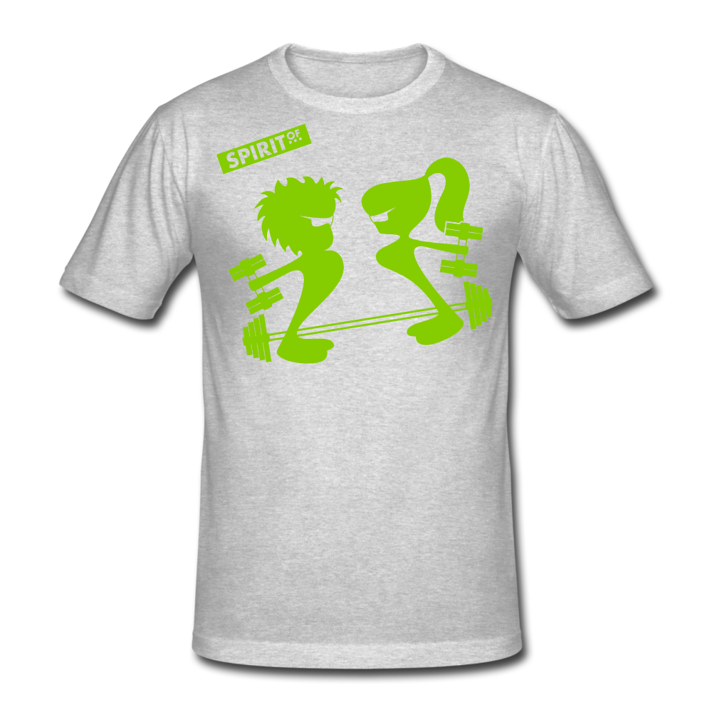 Men’s Gildan Heavy T-Shirt - gris jaspeado