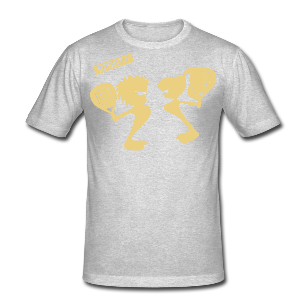 Men’s Gildan Heavy T-Shirt - gris jaspeado