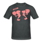 Men’s Gildan Heavy T-Shirt - gris oscuro jaspeado