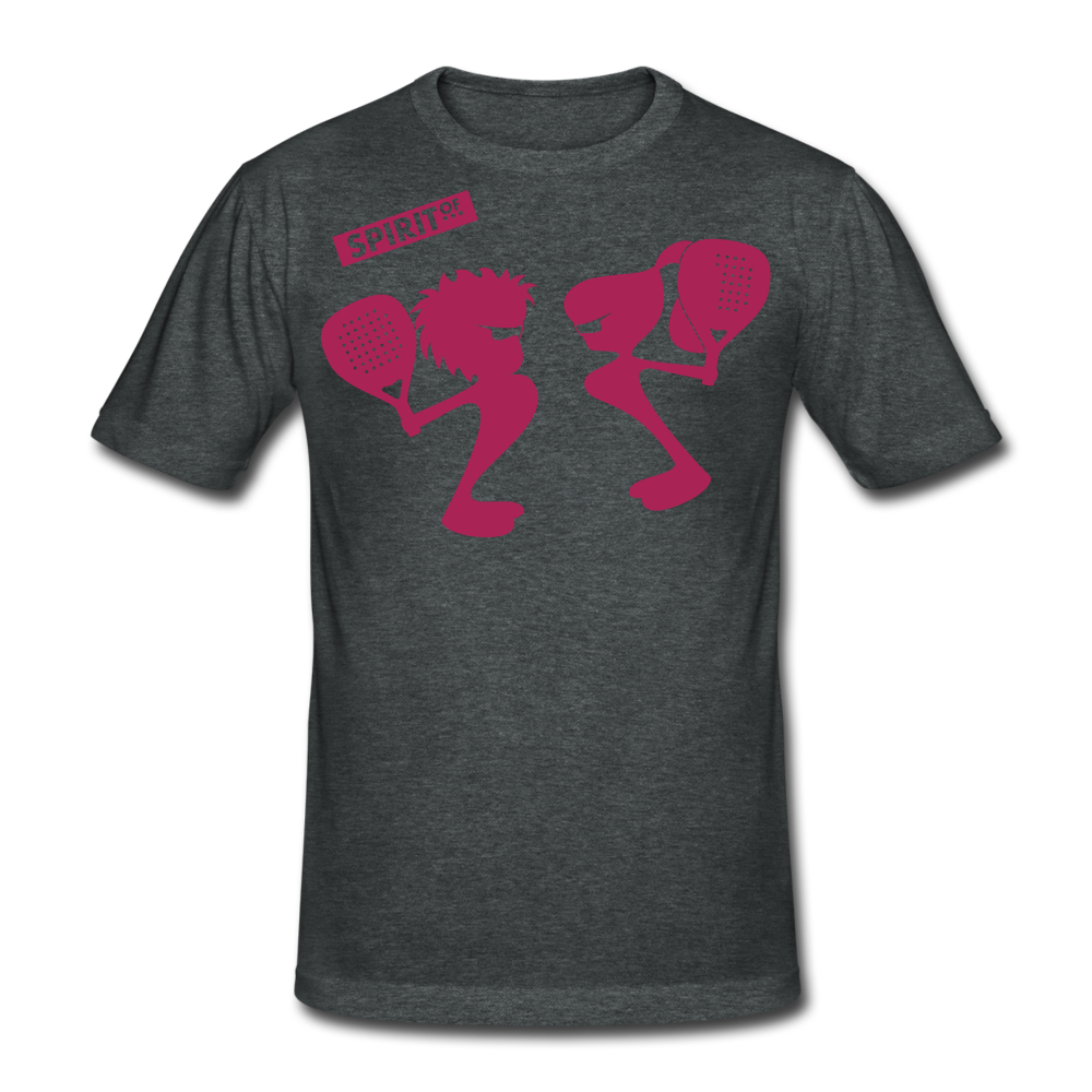 Men’s Gildan Heavy T-Shirt - gris oscuro jaspeado