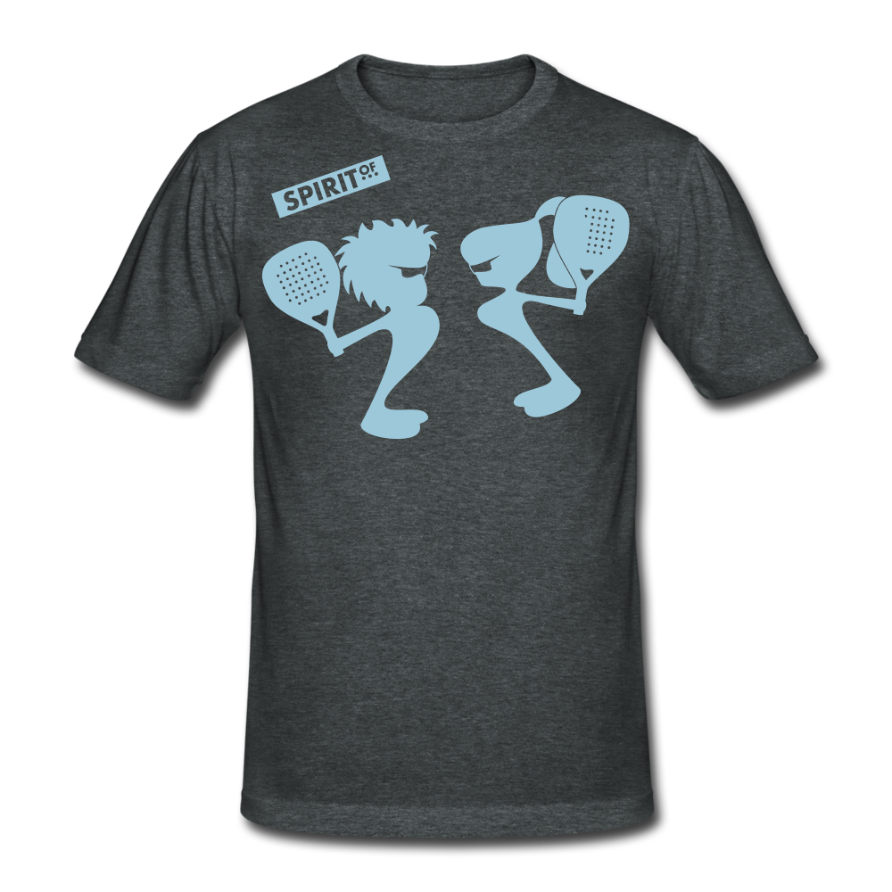 Men’s Gildan Heavy T-Shirt - gris oscuro jaspeado