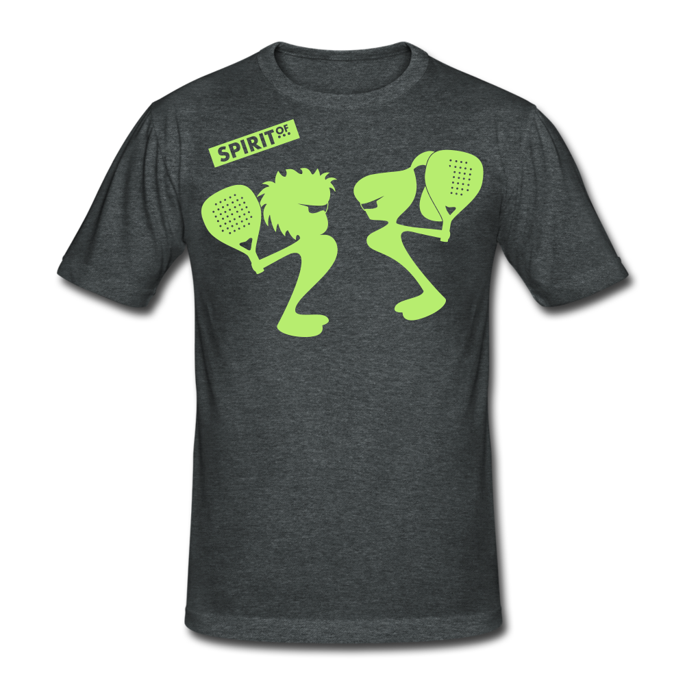 Men’s Gildan Heavy T-Shirt - gris oscuro jaspeado