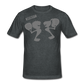 Men’s Gildan Heavy T-Shirt - gris oscuro jaspeado