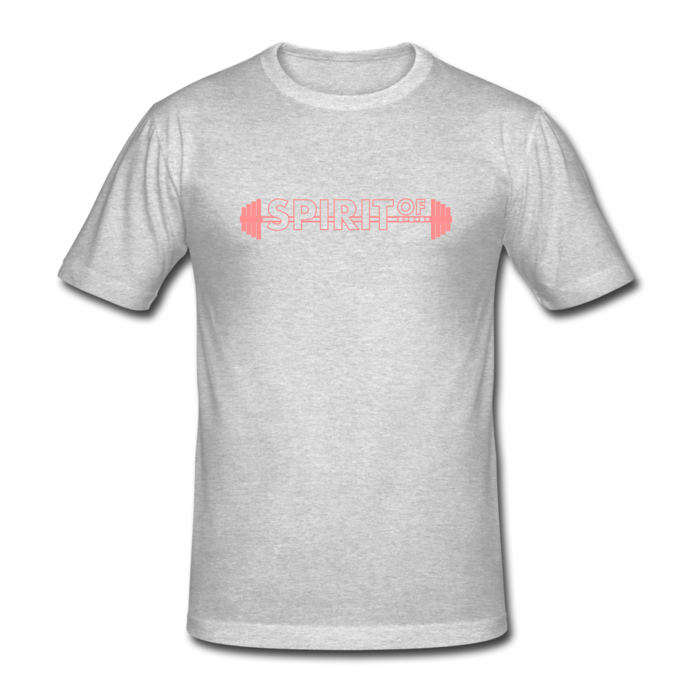 Men’s Gildan Heavy T-Shirt - gris jaspeado