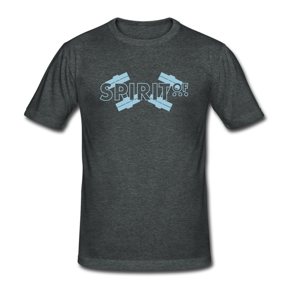 Men’s Gildan Heavy T-Shirt - gris oscuro jaspeado