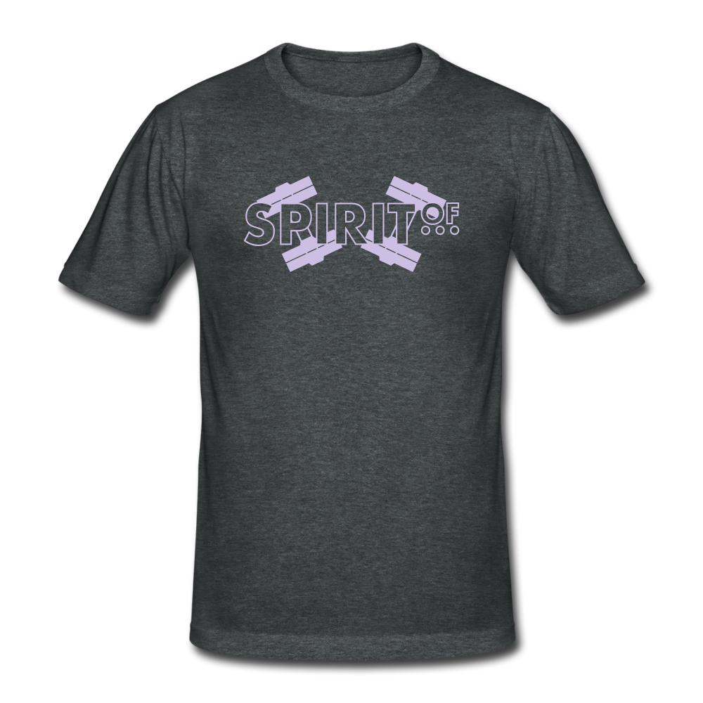Men’s Gildan Heavy T-Shirt - gris oscuro jaspeado