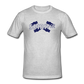 Men’s Gildan Heavy T-Shirt - gris jaspeado