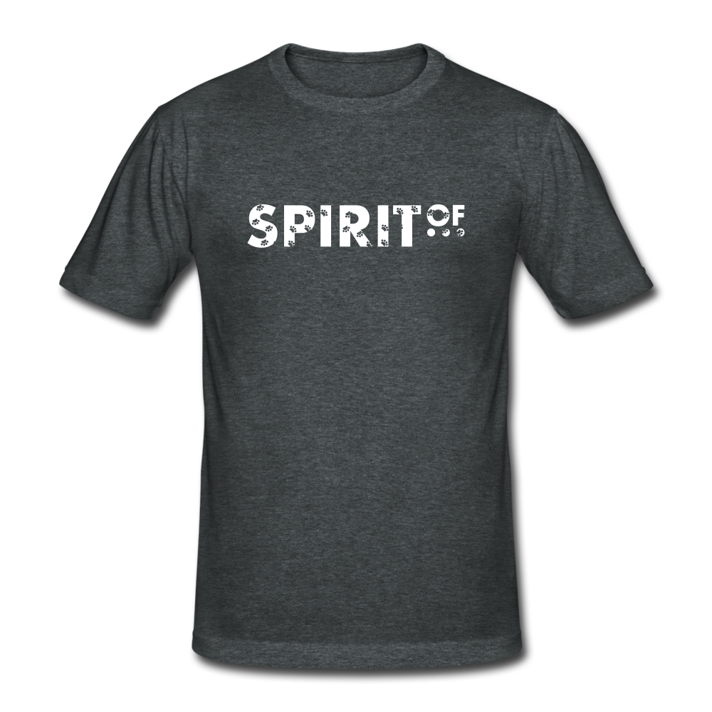 Men’s Gildan Heavy T-Shirt - gris oscuro jaspeado