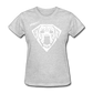 Women’s Gildan Heavy T-Shirt - gris jaspeado