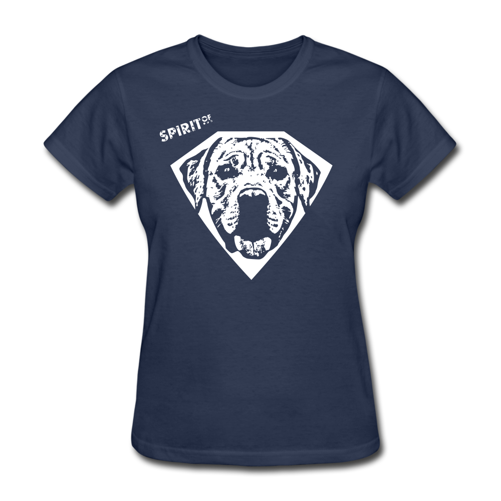 Women’s Gildan Heavy T-Shirt - azul marino