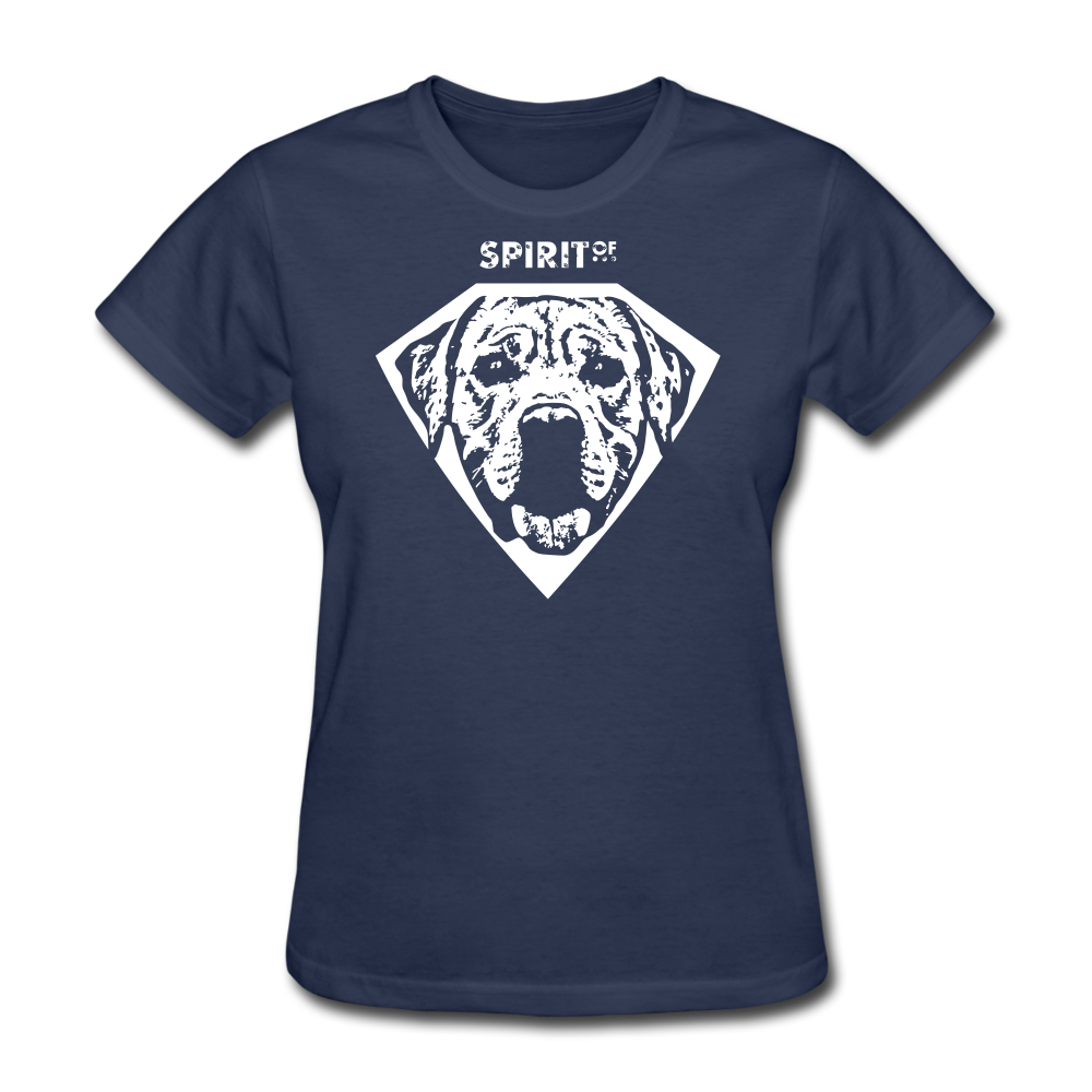 Women’s Gildan Heavy T-Shirt - azul marino