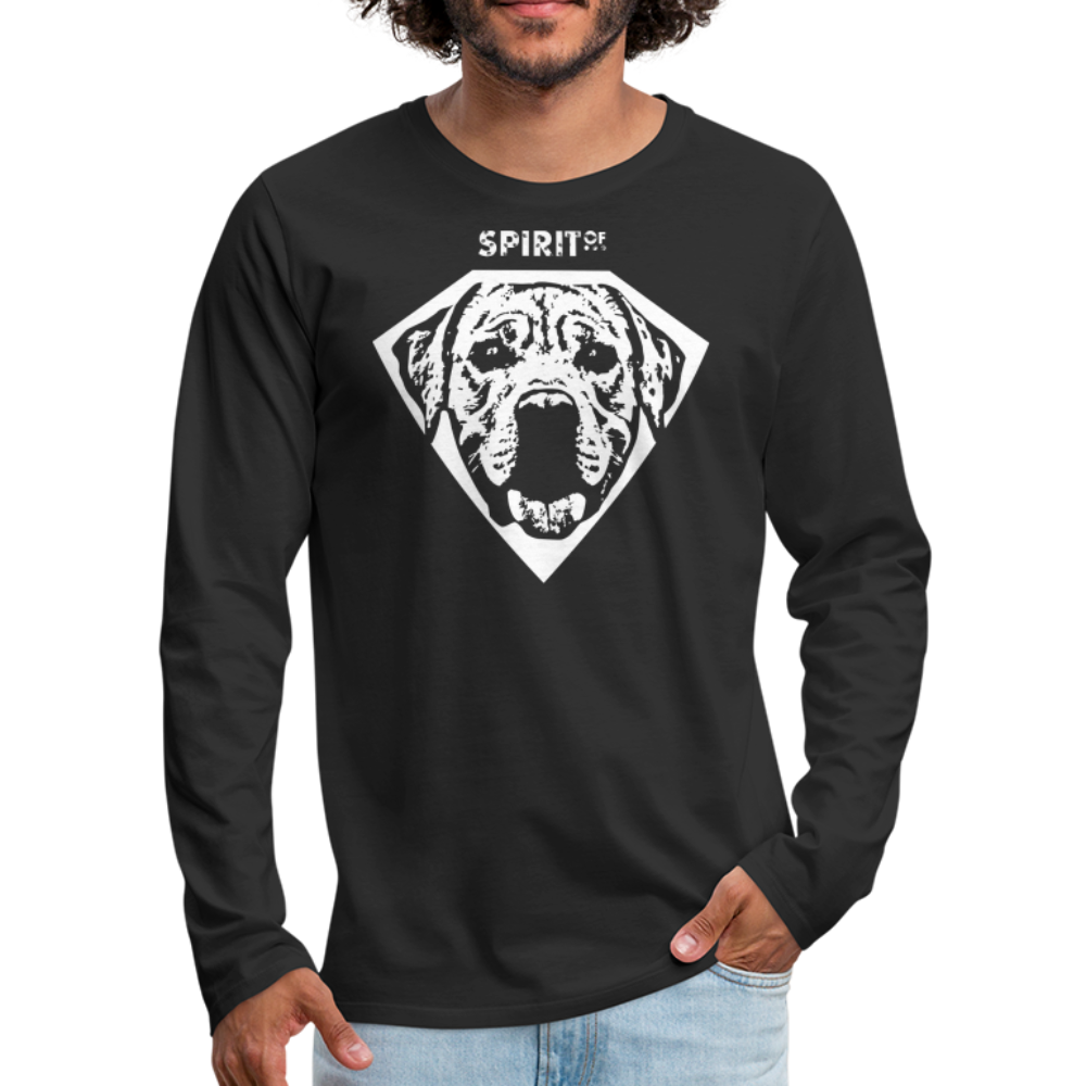 Men's Premium Longsleeve Shirt - negro