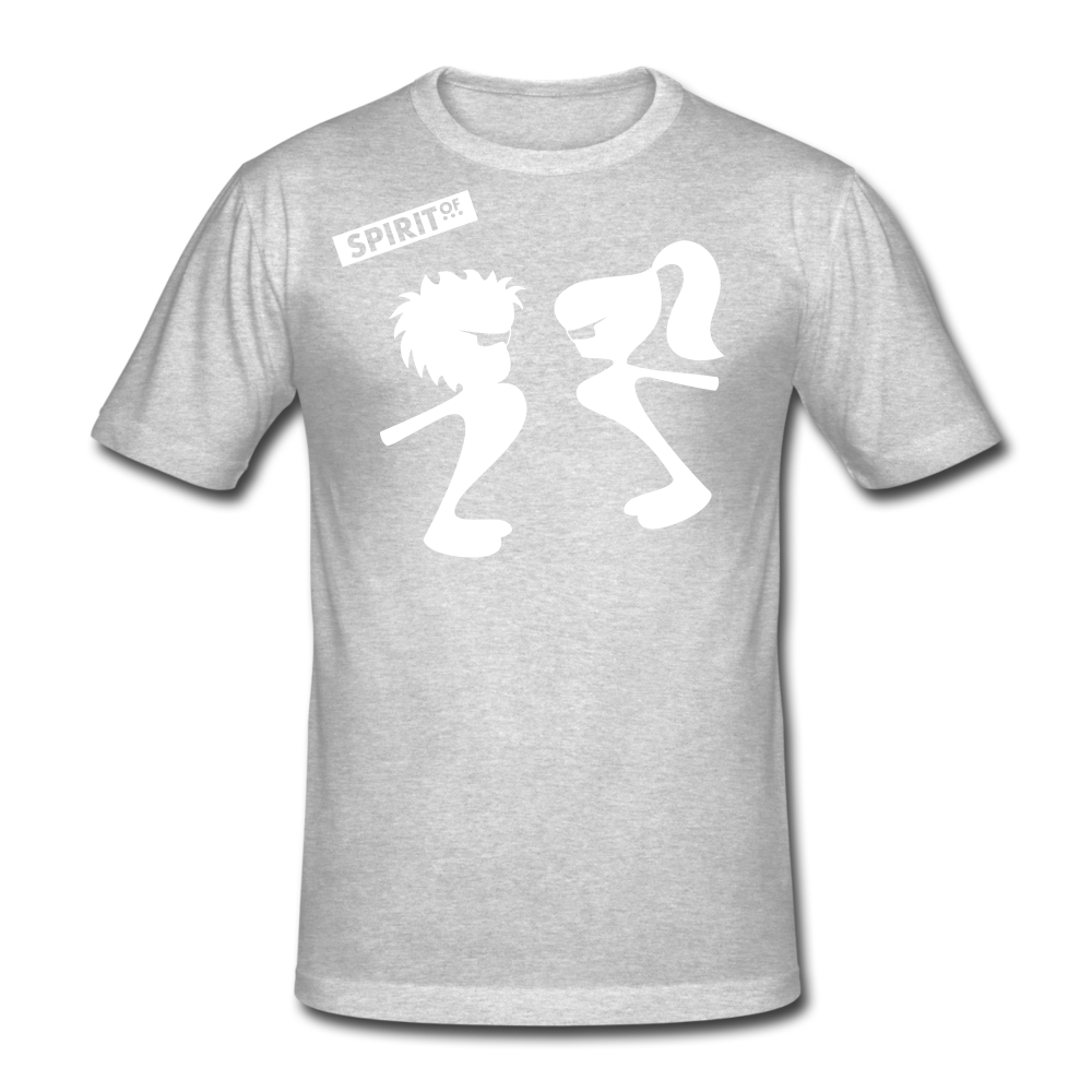 Men’s Gildan Heavy T-Shirt - gris jaspeado