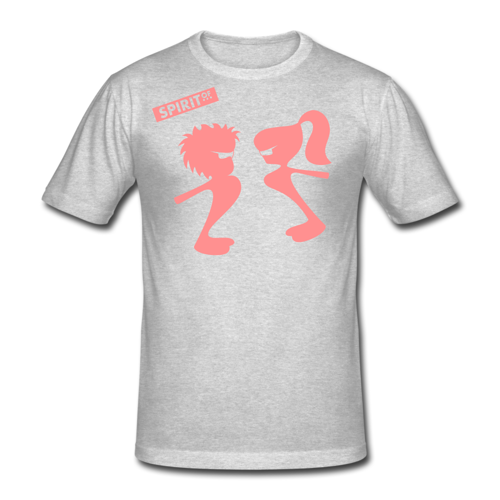 Men’s Gildan Heavy T-Shirt - gris jaspeado