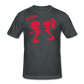 Men’s Gildan Heavy T-Shirt - gris oscuro jaspeado
