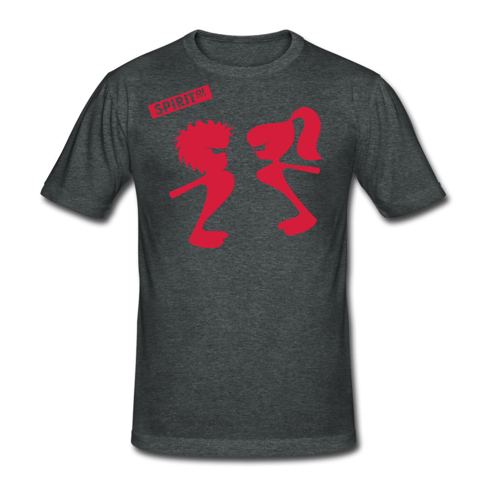 Men’s Gildan Heavy T-Shirt - gris oscuro jaspeado