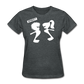 Women’s Gildan Heavy T-Shirt - gris oscuro jaspeado
