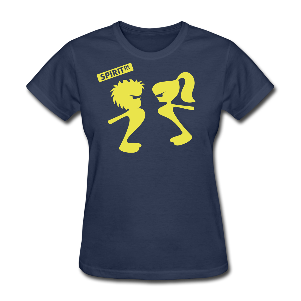 Women’s Gildan Heavy T-Shirt - azul marino