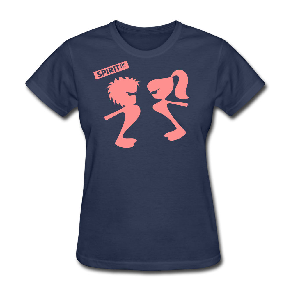 Women’s Gildan Heavy T-Shirt - azul marino