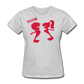 Women’s Gildan Heavy T-Shirt - gris jaspeado