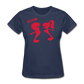 Women’s Gildan Heavy T-Shirt - azul marino