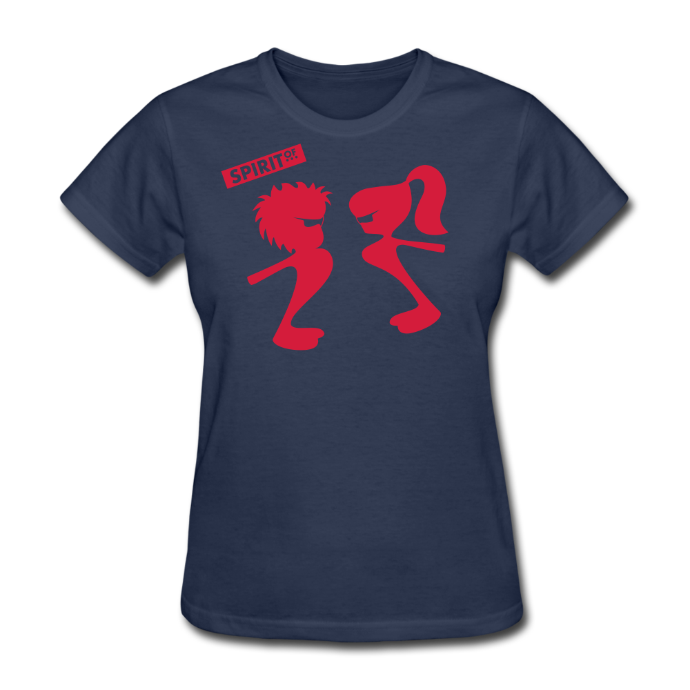 Women’s Gildan Heavy T-Shirt - azul marino