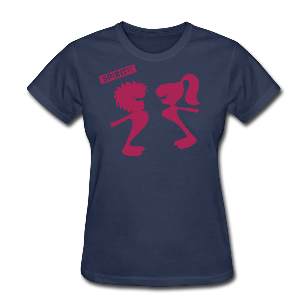 Women’s Gildan Heavy T-Shirt - azul marino