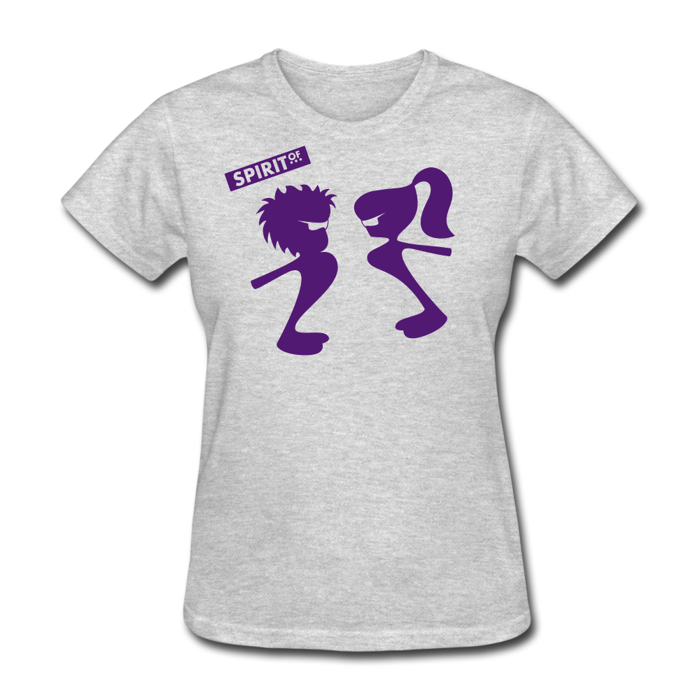 Women’s Gildan Heavy T-Shirt - gris jaspeado
