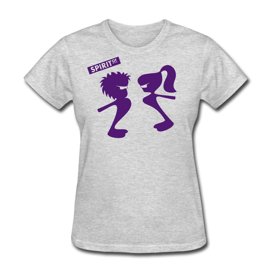 Women’s Gildan Heavy T-Shirt - gris jaspeado