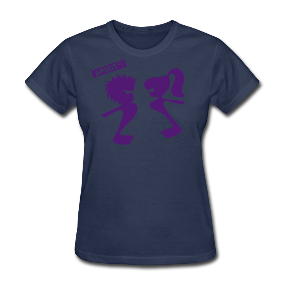 Women’s Gildan Heavy T-Shirt - azul marino