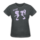 Women’s Gildan Heavy T-Shirt - gris oscuro jaspeado