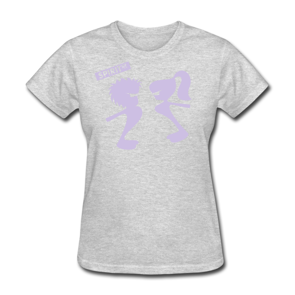 Women’s Gildan Heavy T-Shirt - gris jaspeado