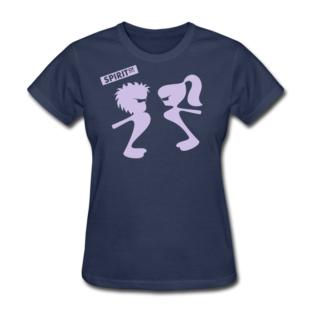 Women’s Gildan Heavy T-Shirt - azul marino
